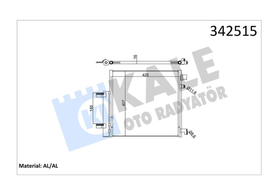 KLİMA KONDENSERİ CHEVROLET SPARK AL-AL