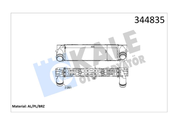 İNTERCOOLER AL/PL/BRZ X3-X4