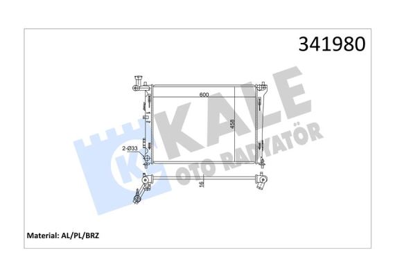 RADYATÖR HYUNDAI İ30-ELANTRA-KIA CEED AL-PL-BRZ