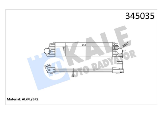 TURBO RADYATÖRÜ RENAULT MASTER III 10 OPEL MOVANO B 10 2.3dCi