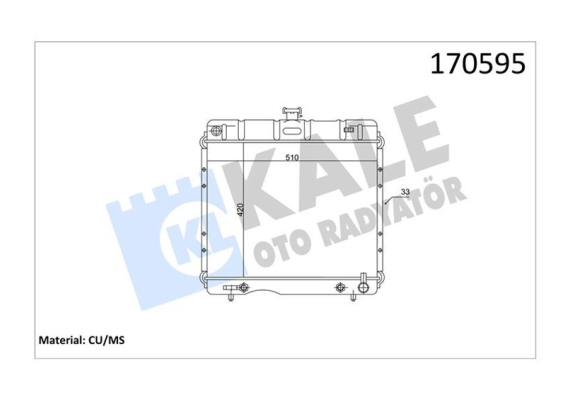 RADYATÖR 200-200D-230.4 W115 2 SIRA PA 420X510X33