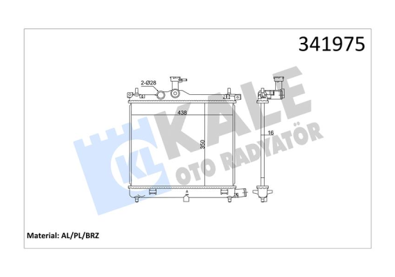 RADYATÖR HYUNDAI İ10 AL-PL-BRZ