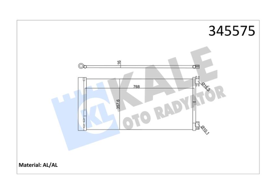 KLİMA KONDENSERİ TRAFIC III-VIVARO III 1.6 DCİ-CDTİ 14 AL/AL