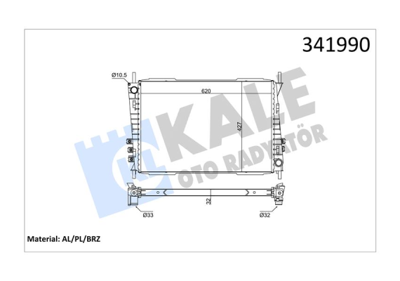 MOTOR SU RADYATORU FMBA FMBB QJBA XB AJ-V6 JAGUAR X-TYPE I X400 2003 2009