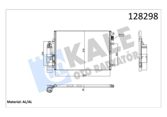 KLİMA KONDERSERİ RADYATÖRÜ RENAULT CLİO II 98 05 CLIO SYMBOL I 01 KANGOO 97 SYMBOL II 08 14 1.2 D7F 1.4 K4J 1.5dCi 1.9dTi F9Q KURUTUCU İLE