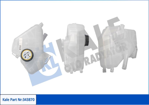 RADYATOR YEDEK SU DEPOSU FIESTA VI 1.0ECO 1.25 16V 1.4 16V 1.6 16V 12 KAPAKLI