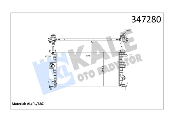 MOTOR SU RADYATORU FOCUS III C MAX 11 1.6TI VCT 1.6 ZETEC EFI AL PL BRZ