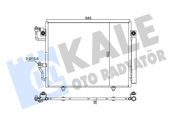 KONDENSER AL/PL/BRZ PAJERO III