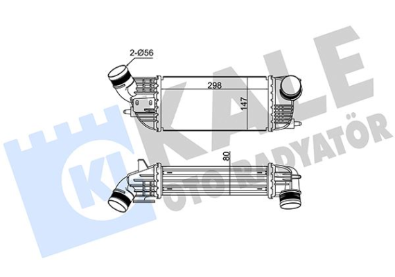 İNTERCOOLER C5 III-PEUGEOT 407-508-508 SW 2.0 HDI 08