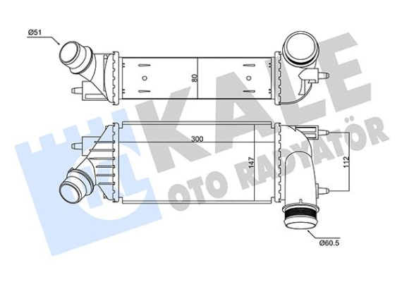 İNTERCOOLER AL/PL/BRZ C8-JUMPY-SCUDO-807-EXPERT-TOYOTA PROACE
