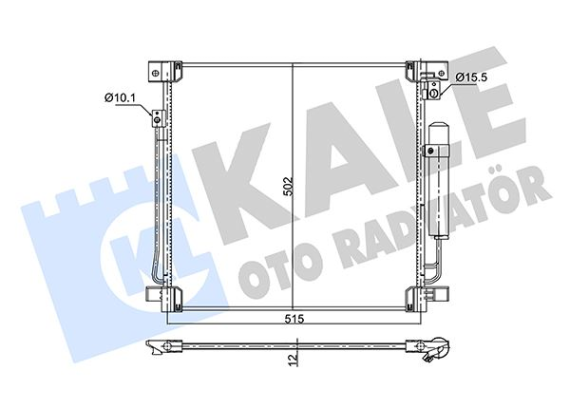 KONDENSER AL/AL FULLBACK-MITSUBISHI L 200-TRITON