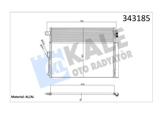 KLİMA KONDENSERİ GRAND JEEP CHEROKEE IV AL-AL