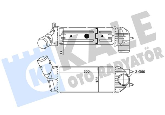 İNTERCOOLER AL/PL/BRZ CITROEN C4 I-PEUGEOT 307-307 SW-307 CC