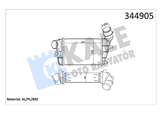 İNTERCOOLER AL/PL/BRZ 147-GT