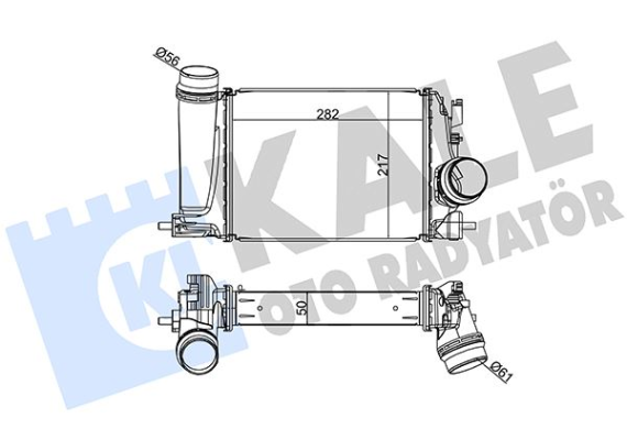 TURBO RADYATÖRÜ INTERCOOLER MGN IV GRANDTOUR 1.2 Tce 16 NISSAN QASHQAI 1.2 DIG-T