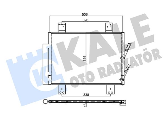 KONDENSER AL/AL DAIHATSU TERIOS