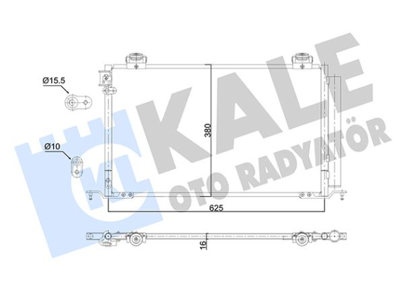 KONDENSER AL/PL/BRZ AVENSIS