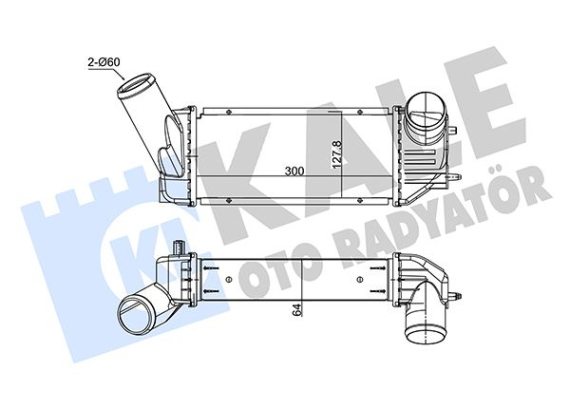 İNTERCOOLER BERLINGO-C4 I-XSARA-PEUGEOT 307-307 SW-PARTNER 2.0 HDI 00