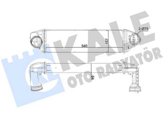 TURBO RADYATORU BMW N47 M57N2 E83 05 11