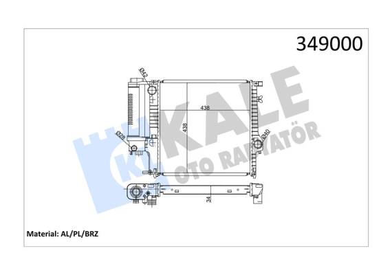 MOTOR SU RADYATORU MAN/SANZ KLIMALI BMW M40 M43 M50 M52 E30 E36