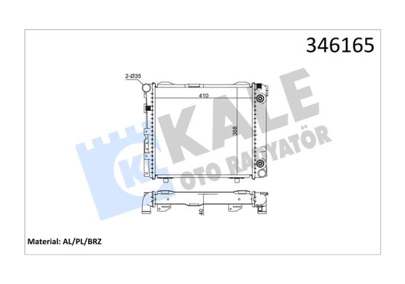 MOTOR SU RADYATORU MERCEDES W201 W124 S124 C124 KLIMASIZ / OTOMATIK SANZIMAN