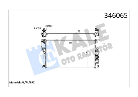 MOTOR SU RADYATORU BMW N13 N47 B47 F20 F21 F22 F23 F30 F31 F34 F35 F32 F33 F36
