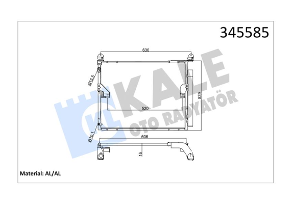 KONDENSER AL/AL LAND CRUISER