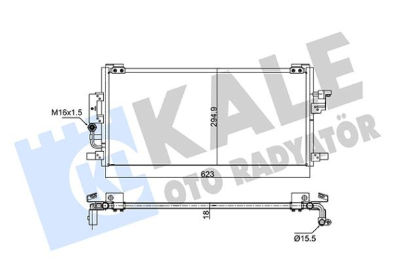KONDENSER AL/PL/BRZ COROLLA