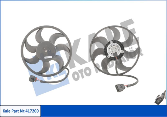 FAN MOTORU DAVLUMBAZLI SOL VW MULTIVAN V-TRANSPORTER V 450W-420mm