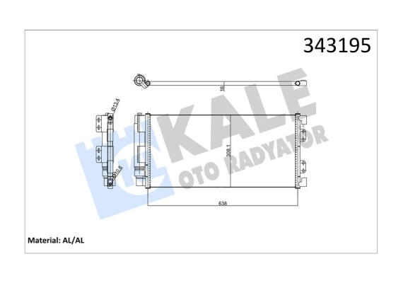 KLIMA RADYATORU 18 K4F - 20 T2N - 25 K4F FREELANDER I L314 98 06