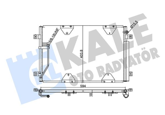 KONDENSER AL/AL GRAND VITARA