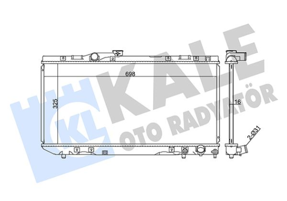 RADYATÖR AL/PL/BRZ CELICA 2.0 16V 89 93