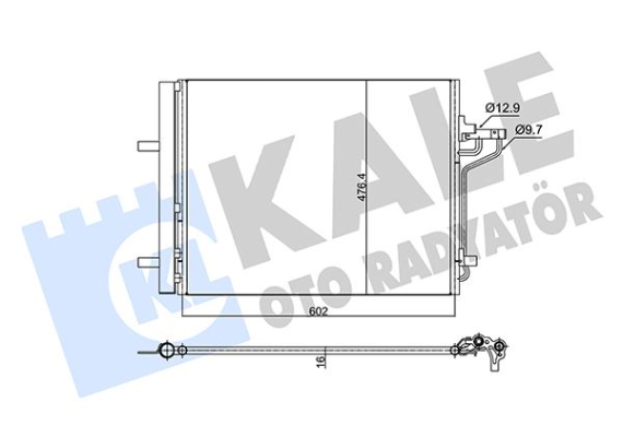 KLIMA RADYATORU KUGA II 14 1.5 16. TDCI FOCUS 2.0L ECOBOOST 15 YENI CONNECT 1.5-1.6 TDCI 14