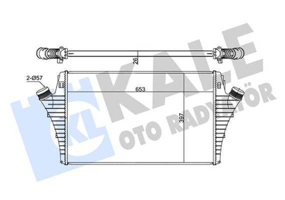 İNTERCOOLER CROMA-OPEL SIGNUM-VECTRA C-SAAB 9-3 1.9JTD 02