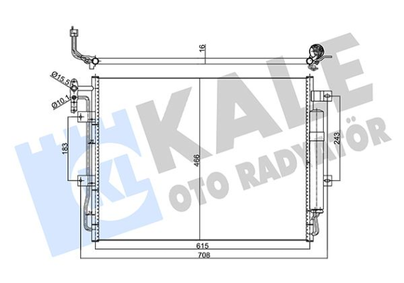 KLIMA RADYATORU 306DT DISCOVERY 4 L319 09 18 RANGE ROVER SPORT I L320 09 13
