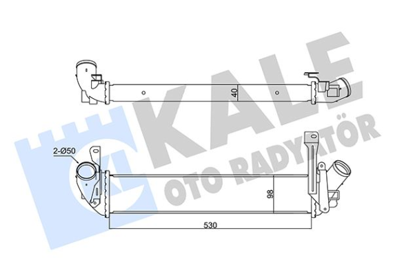 İNTERCOOLER KANGOO-NISSAN KUBISTAR 1.5DCI 98