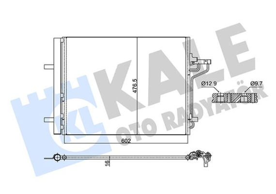 KLIMA RADYATORU FOCUS III 11 17 1.6 ECOBOOST C-MAX II 11 1.6 ECOBOOST -2.0 TDCI