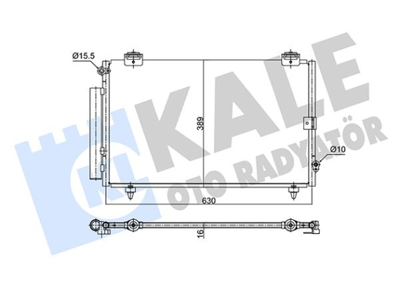 KONDENSER AL/PL/BRZ COROLLA