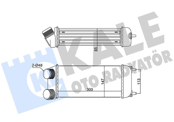 İNTERCOOLER P206-206 SW-206 CC 1.6 HDİ 02 2.0 HDİ 98