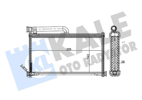 KALORİFER AL/PL/BRZ A6 2.0-2.7 TDI 04