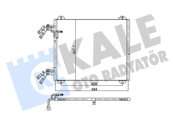 KONDENSER A2 1.4 16V-1.4 TDI 00