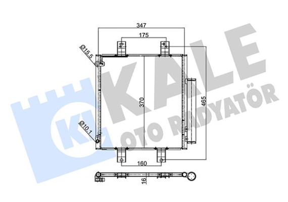 KONDENSER AL/AL TOYOTA PASSO-DAIHATSU SIRION-SUBARU JUSTY IV