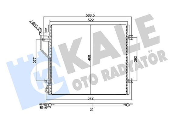 KONDENSER AL/AL JEEP CHEROKEE