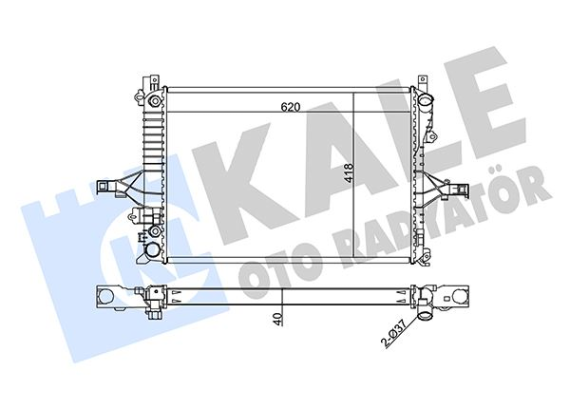 MOTOR SU RADYATÖR VOLVO S60 01 10 S80 98 06 V70 00 07 XC70 00 07