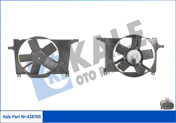 FAN MOTORU DAVLUMBAZLI CORSA-COMBO-TIGRA X14-C16XE 240W-300mm