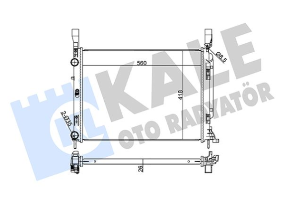 MOTOR SU RADYATORU MERCEDES CITAN OM607 W415 12 . RENAULT KANGOO 1.5 dCi 1.6 16V 09