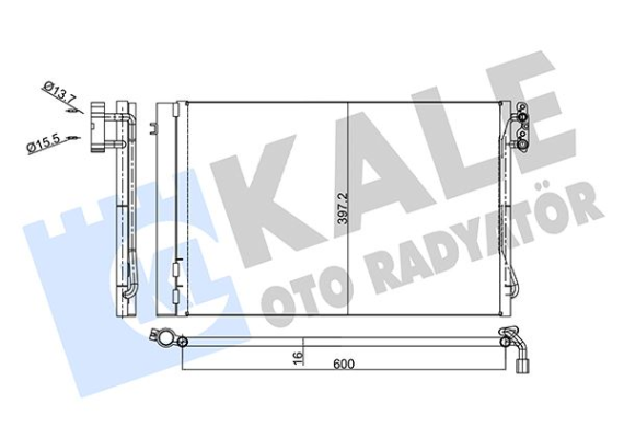 KLIMA RADYATORU N43 N45 N46 N51 N52 N53 M3 E81 E82 E87 E88 E90 E91 E92 E93 E84 E89