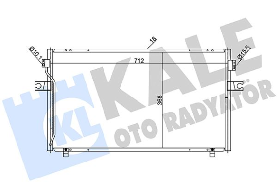 KLİMA KONDENSERİ NISSAN MAXIMA-MAXIMA QX AL/AL 712x368x16