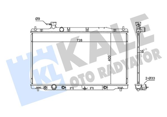RADYATÖR CRV III AL/PL/BRZ 400x728x16