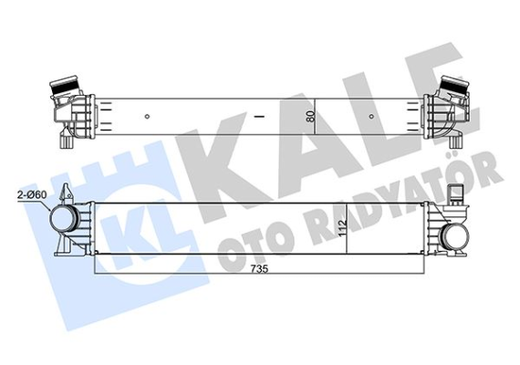 TURBO RADYATÖRÜ INTERCOOLER BOXER III-JUMPER III 2.2-3.0HDI 12 DUCATO III 2.3-3.0JTD 11 Euro5
